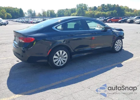 2015 Chrysler 200 Lx from USA, damaged, VIN 1C3CCCFB9FN589693